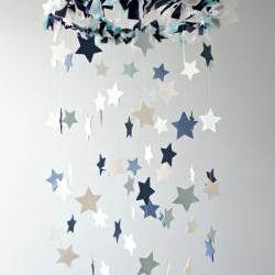 Star Mobile- Blue Nursery ..